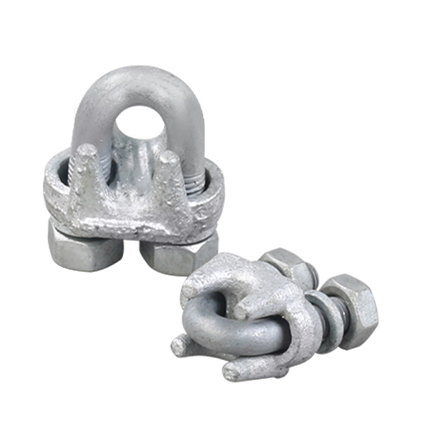 Cable Lug Fitting Factory –  US type Zinc Plated Wire Rope Guy Clips  – Pengyou Power