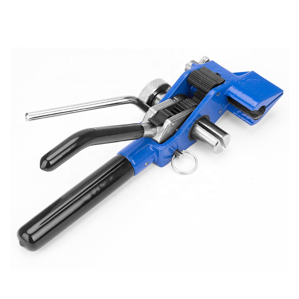 Insulation Strain Clamp Suppliers –  PYT-2 more efficient strap and buckle crimping tools spring loaded Stainless steel banding  – Pengyou Power