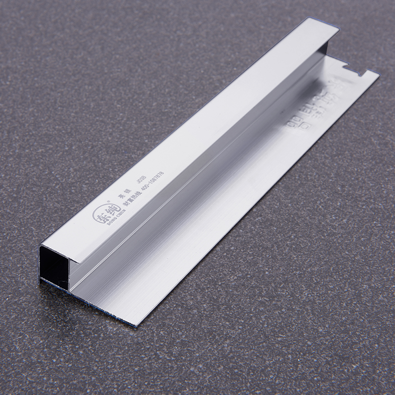 Cheap price China Custom OEM Bright Silver Anodizing Polishing High Quality Edge Protection Aluminum Tile Trim