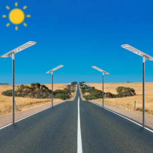 Cost-effective integrated solar street light