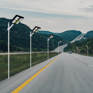 High protection level integrated solar street light