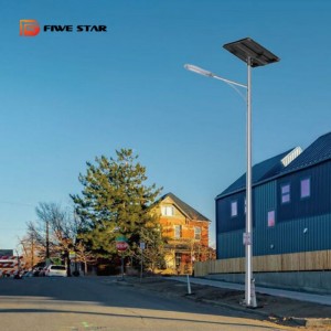 IP65 Lampadaire Solaire Outdoor Led Street Solar Light With Battery Backup