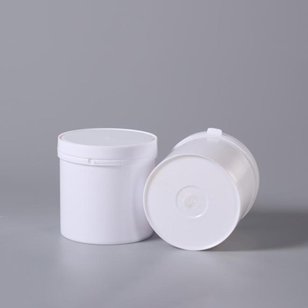 China wholesale Milk Pail –  Plastic Jar supply 1L 1.5L 2L round white jar in Food Grade  – JIATAI