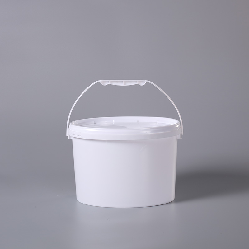 Storage Food grade 1L plastic oval bucket with handle for candy Featured Image