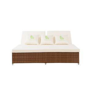 Angela rattan double daybed