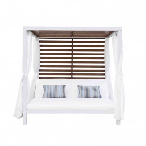 April alu. daybed with panel