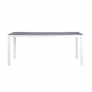Enjoy alu. rectangle table-150 (Stone glass)