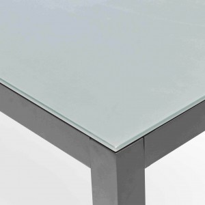 Enjoy alu. rectangle table-220 (Medical glass)