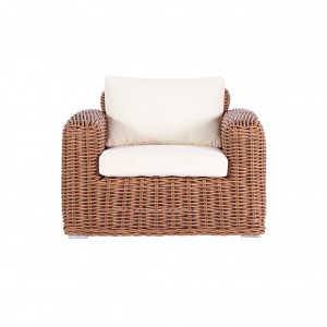 2019 Good Quality China Outdoor Garden Luxury 6PCS Rattan Furniture Wicker Couch Conversation Corner Sectional Sofa with Cushion