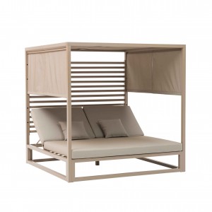 Rain alu. daybed with panel