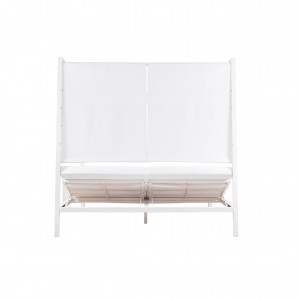 Snow white alu. daybed with curtain