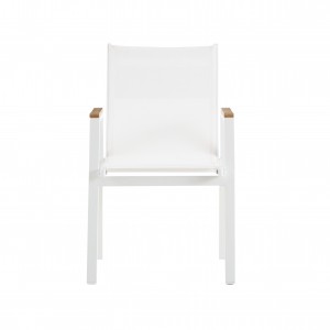 Popular Design for China Modern Casual Design Outdoor Aluminum Frame Dining Chair Quality Wholesale