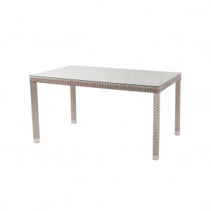 Spring rattan rectangle table