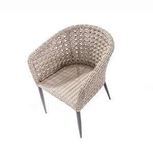 Wing rattan dining chair