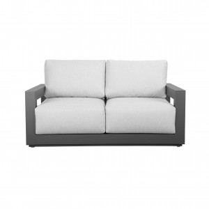 Zeus alu. 2-seat sofa
