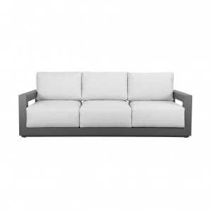 Zeus alu. 3-seat sofa