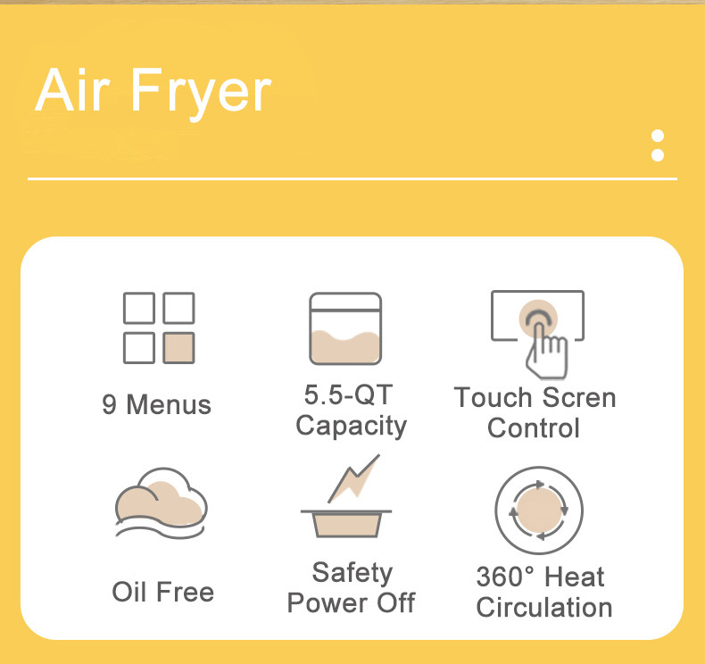 Multifunction air fryer Large Capacity Household Air Fryer (1)