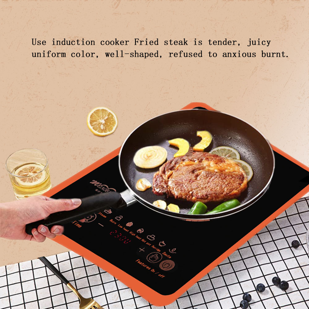 220v table touch control home single hob steam egg cooktop 1 burner multi cooking induction cooker hot pot electric stove cooker Featured Image