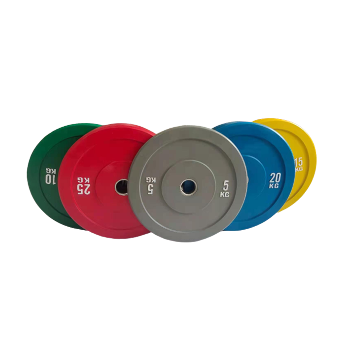 Whole Rubber  Barbell  Bumper Olimpic Competition Weight Disc Color plate