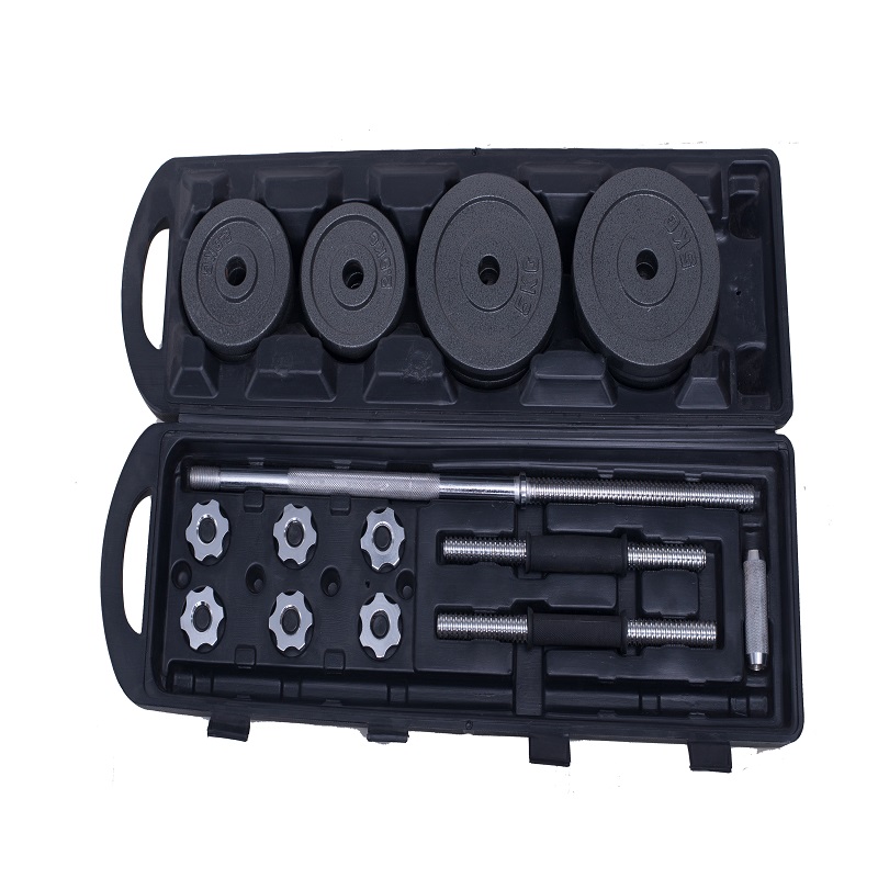 Cast Iron Paint cover box Strength Training Equipment Paint Set of Adjustable dumbbell