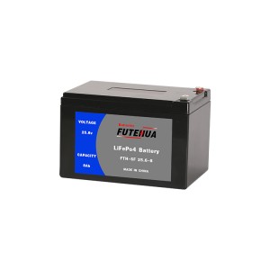 25.6V 8AH lithium ion LiFePO4 battery