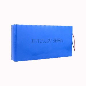 Good quality Rv Battery - security system 25.6V 24V 30AH lithium ion battery pack – Futehua