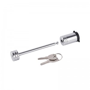 （FT-CT-CL-003）Trailer Tongue Coupler Lock(1/4″ Pin, 3-1/2″ Latch Span, Barbell, Chrome)