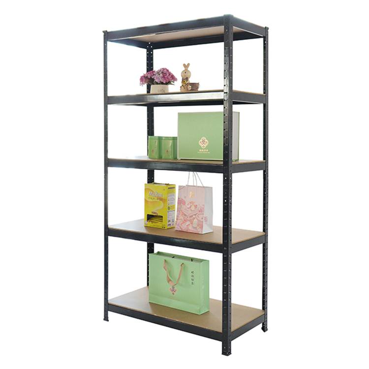 Hmoov coated 5 tiers galvanized steel boltless shelving units