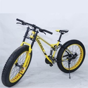 High Quality Steel China Manufacturer 26*4.0inch Snow Bike Beach Bike Fat Tire Full Suspension Mountain Bike