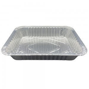 Food grade disposable aluminum foil bowls and containers