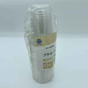 Disposable plastic drink cups