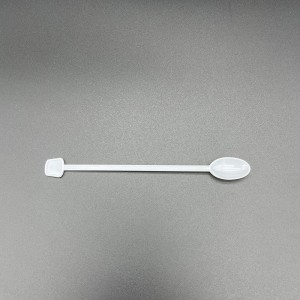 Injection plastic spoon and fork