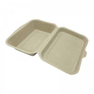 Wheat straw sugarcane bagasse biodegradable food container