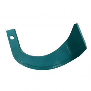 Rotary tiller blades for wet and dry fields