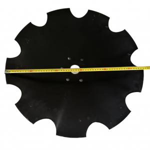 Combined soil preparation machine harrow blade