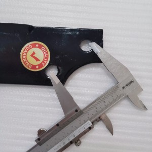 Super wear-resistant agricultural machinery reclamation knife  Rotary tiller balde 7×60