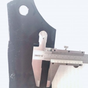 Wear-resistant 60Si2Mn  plowing knife thickened and hardened plowing knife 6×70