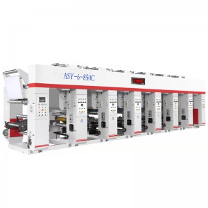 Model ASY-C Medium Speed Rotogravure Printing Machine (PLC Economic Type)