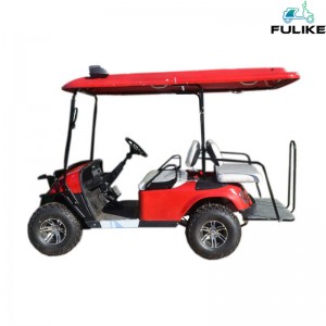 Fulike Wholesale 4 Seaters off Road 60V 72V Lithium Battery Electric Golf Cart For Sale