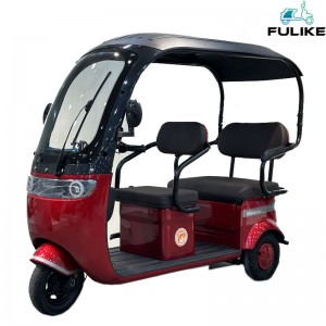 FULIKE Factory Classic Design 3 Wheel Electric Mobility Bike Scooter Trike Tricycle With Roof