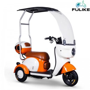 China 2023 new semi closed three wheeled adult passenger car electric tricycle Japanese market Semi-enclosed electric tricycle