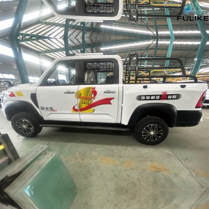 Factory Customized 3500W New Energy Electric Pick Up Vans And Truck EV 4 Doors Electric Pickup Truck Made In China