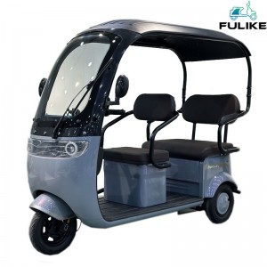 FULIKE Factory Classic Design 3 Wheel Electric Mobility Bike Scooter Trike Tricycle With Roof