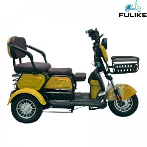 FULIKE Hot Sale Factory Wholesale Adult 3 Wheel 600W Electric Tricycle Trike Made In China