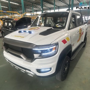Factory Customized 3500W New Energy Electric Pick Up Vans And Truck EV 4 Doors Electric Pickup Truck Made In China
