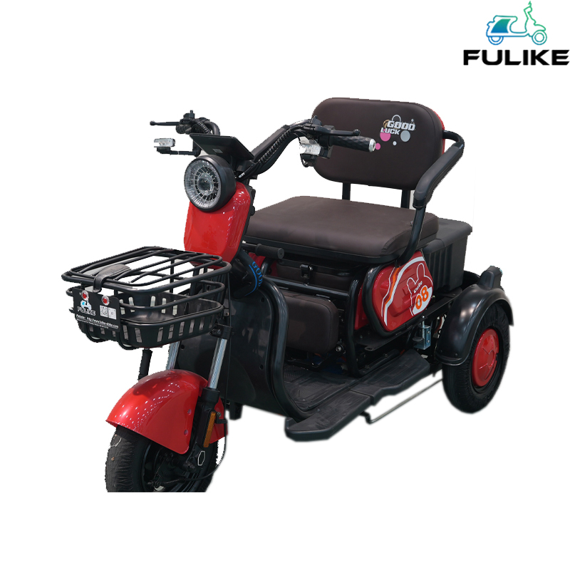 FULIKE Custom 3 Wheel Electric Scooter Bike Electric Mobility EV Scooter With Roof