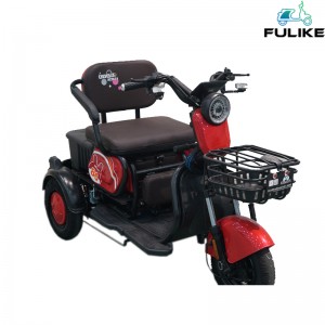 FULIKE Custom 3 Wheel Electric Scooter Bike Electric Mobility EV Scooter With Roof