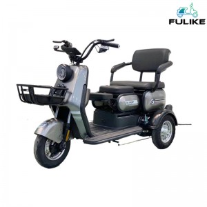 FULIKE Adult Electric Cargo E Tricycle Manufacturer With Basket 3 Wheel Trike Bicycle For Sale