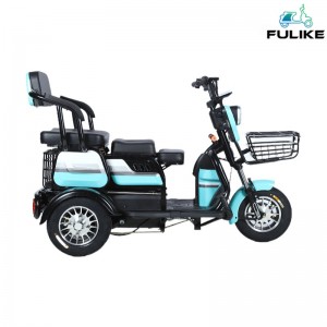 Factory 2023 Adult E Battery Operated Powered Trike Tricycle Ev Tricycle With Basket