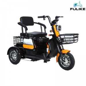 Factory 2023 Adult E Battery Operated Powered Trike Tricycle Ev Tricycle With Basket